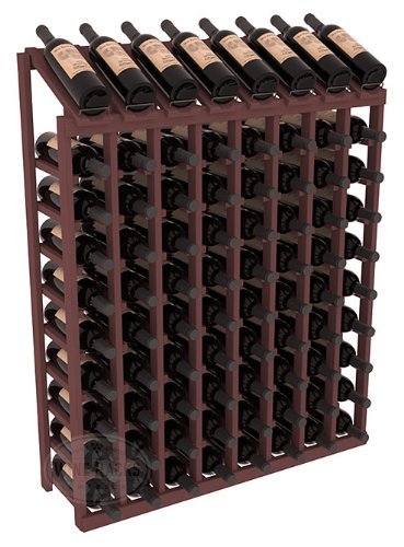 Wine Racks America Ponderosa Pine 8 Column 10 Row Display Top Kit. 13 Stains to Choose From! N11
