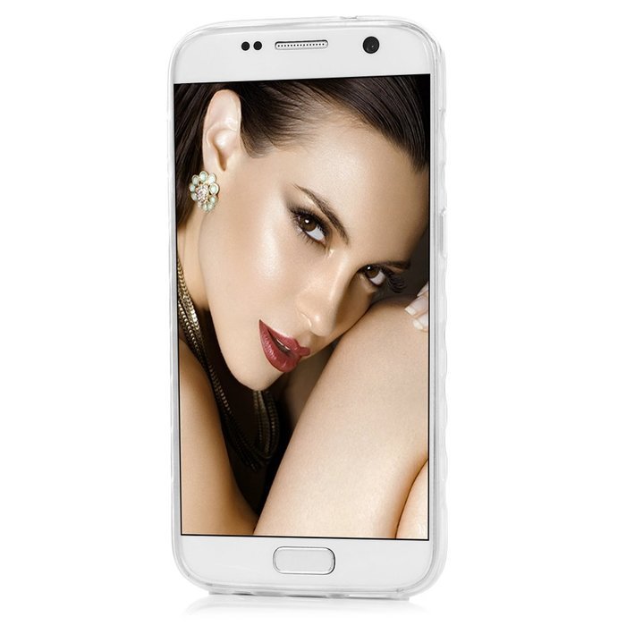 Badalink Galaxy S7 Case Shock-Absorbing Drop Protection TPU Bumper Protective Back Cover Slim-Fit Flexible Easy... N39