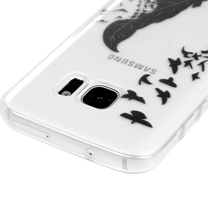 Badalink Galaxy S7 Case Shock-Absorbing Drop Protection TPU Bumper Protective Back Cover Slim-Fit Flexible Easy... N40