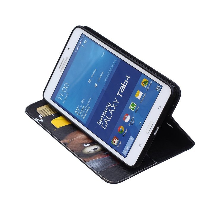 Galaxy Tab 4 10.1 Case, High Quality PU Leather Wallet Case [Card Slots] Damage Resistance and Kickstand Feature... N396