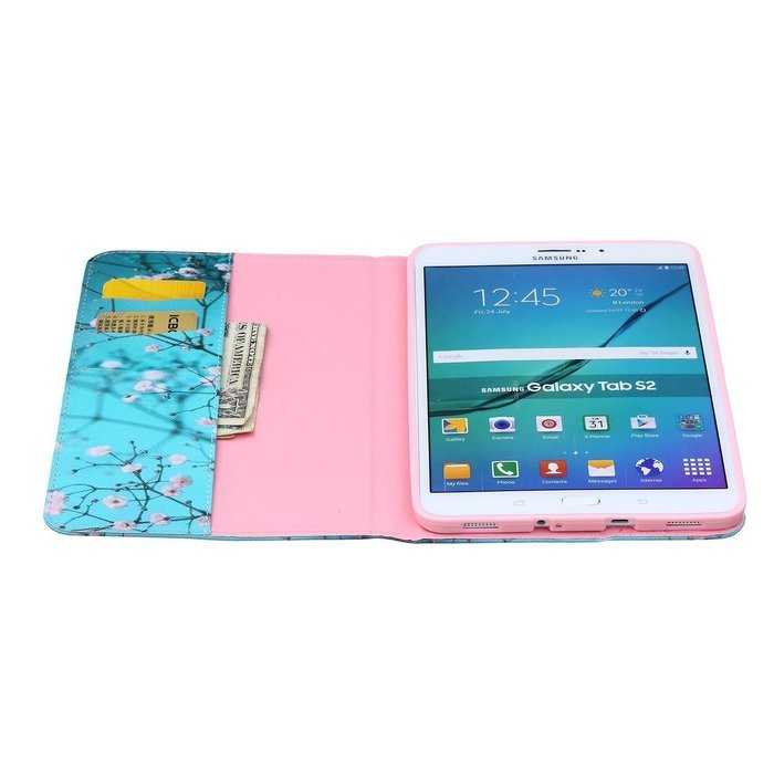 Galaxy Tab 4 10.1 Case, High Quality PU Leather Wallet Case [Card Slots] Damage Resistance and Kickstand Feature... N412