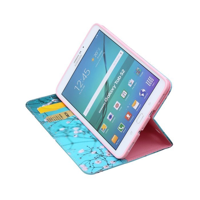 Galaxy Tab 4 10.1 Case, High Quality PU Leather Wallet Case [Card Slots] Damage Resistance and Kickstand Feature... N413