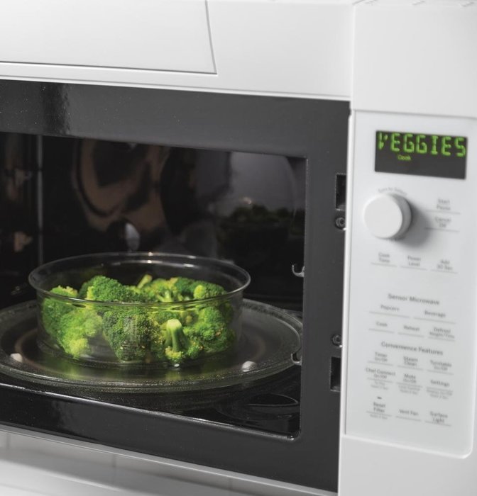 GE Profile White Over-The-Range Microwave Oven N5