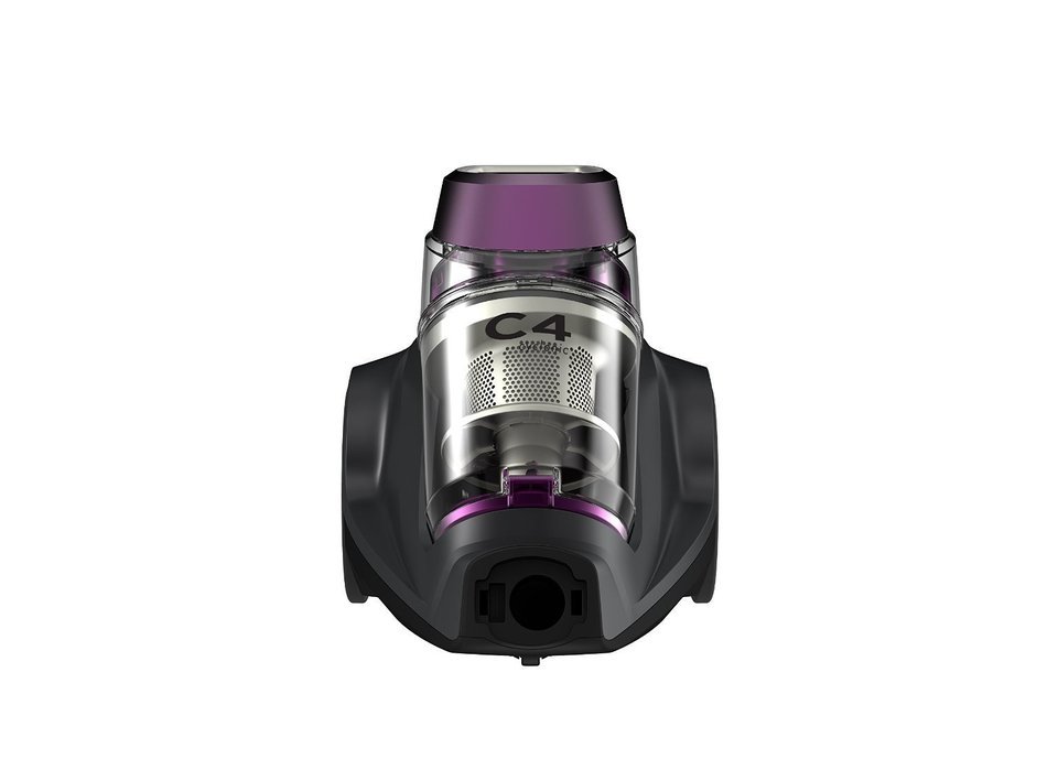 Bissell 1233 C4 Cyclonic Canister Vacuum, Bagless, Corded (Complete Set) w/ Bonus: Premium Microfiber Cleaner... N3