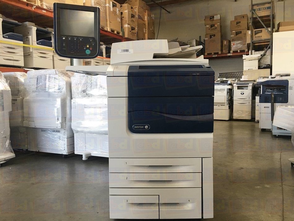 Refurbished Xerox Color 570 Digital Production Printer 70 75 Ppm   5542462 