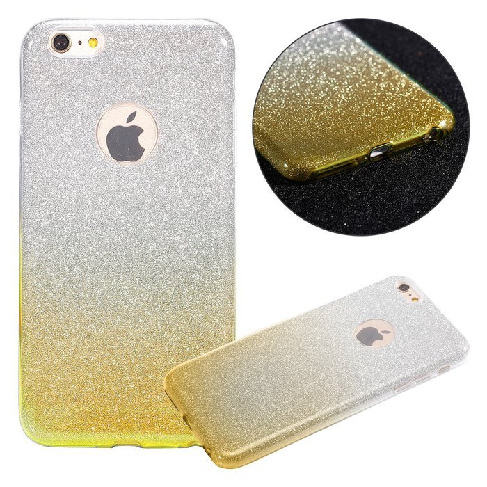 iPhone 6S Plus Bling Case,IKASEFU Creative 3 Layer Glitter Skin+Tpu+PC Glorious Silicone Bumper Case Cover for... N45