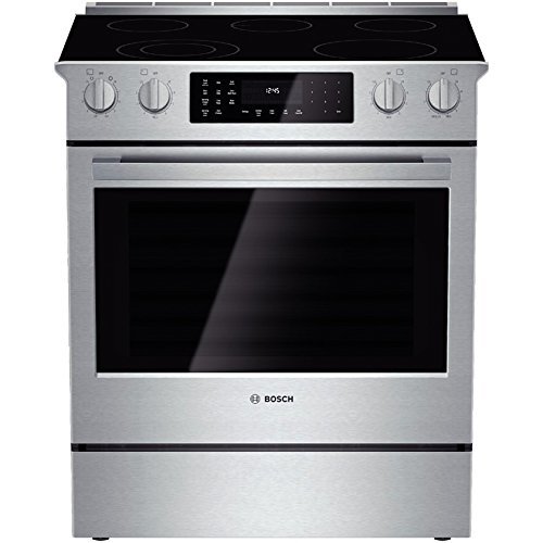 Bosch HEI8054U 800 30" Stainless Steel Electric Slide-In Smoothtop Range - Convection N2