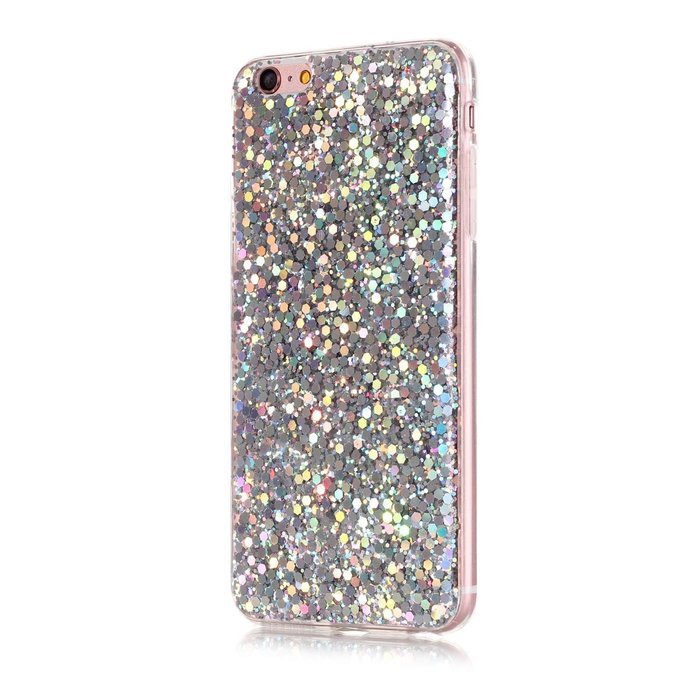 iPhone 6S Plus Bling Case,IKASEFU Creative 3 Layer Glitter Skin+Tpu+PC Glorious Silicone Bumper Case Cover for... N47