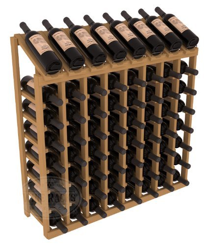 Wine Racks America Ponderosa Pine 8 Column 8 Row Display Top Kit. 13 Stains to Choose From! N2
