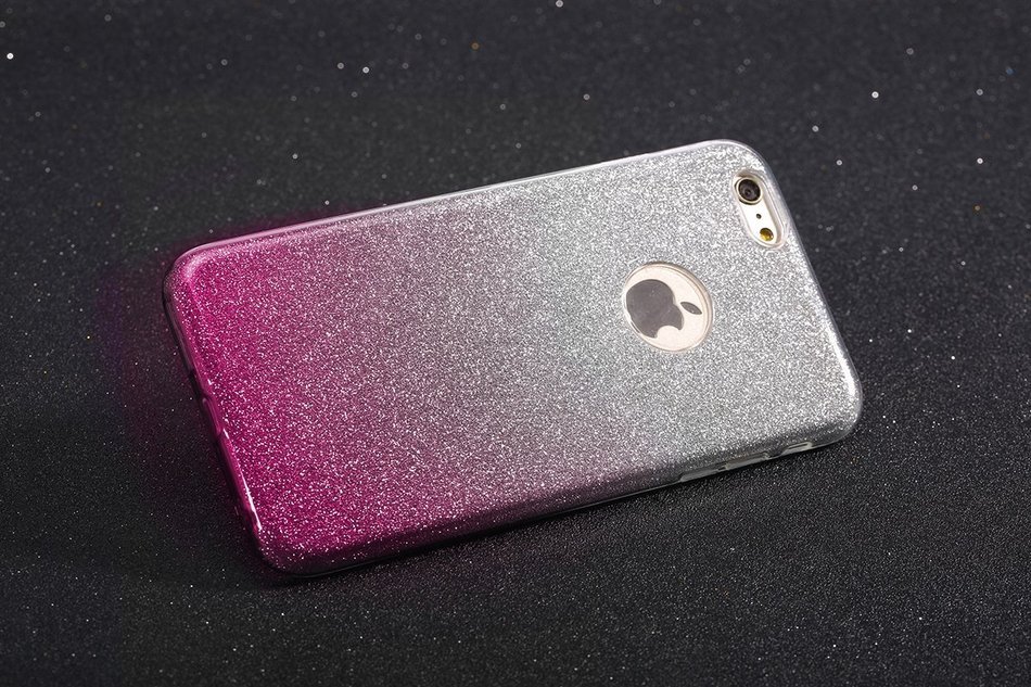 iPhone 6S Plus Bling Case,IKASEFU Creative 3 Layer Glitter Skin+Tpu+PC Glorious Silicone Bumper Case Cover for... N49