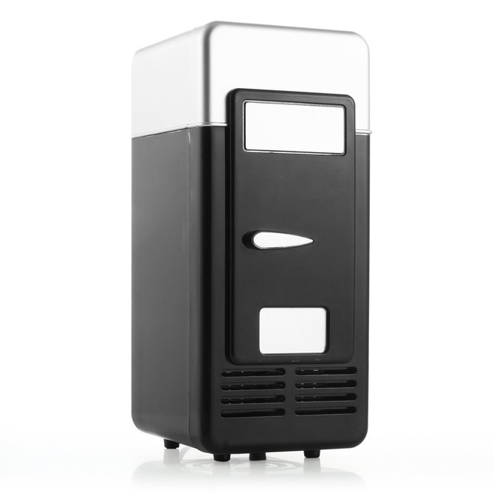 Rubility Mini USB Fridge Cooler Beverage Drink Cans Cooler/Warmer Refrigerator N17