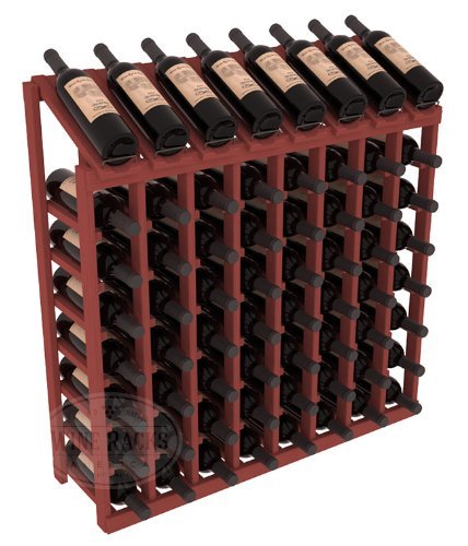 Wine Racks America Ponderosa Pine 8 Column 8 Row Display Top Kit. 13 Stains to Choose From! N6