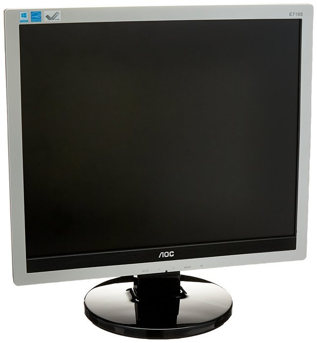 AOC E719SD Professional 17'' LED-Backlit LCD Monitor, Black/Silver N2