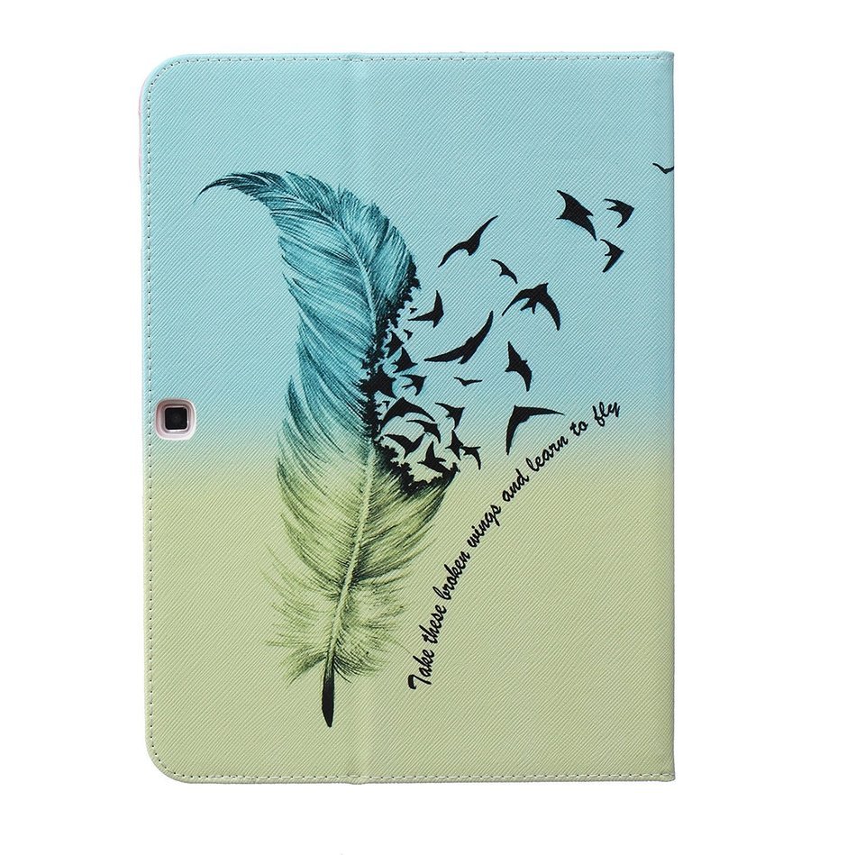 Galaxy Tab 4 10.1 Case, High Quality PU Leather Wallet Case [Card Slots] Damage Resistance and Kickstand Feature... N436
