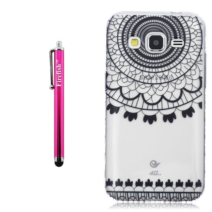 J7 Case, Firefish Colorful Pattern TPU Durable Soft TPU Back [Soft-Flex] [Shock Absorption Technology] Case for... N249