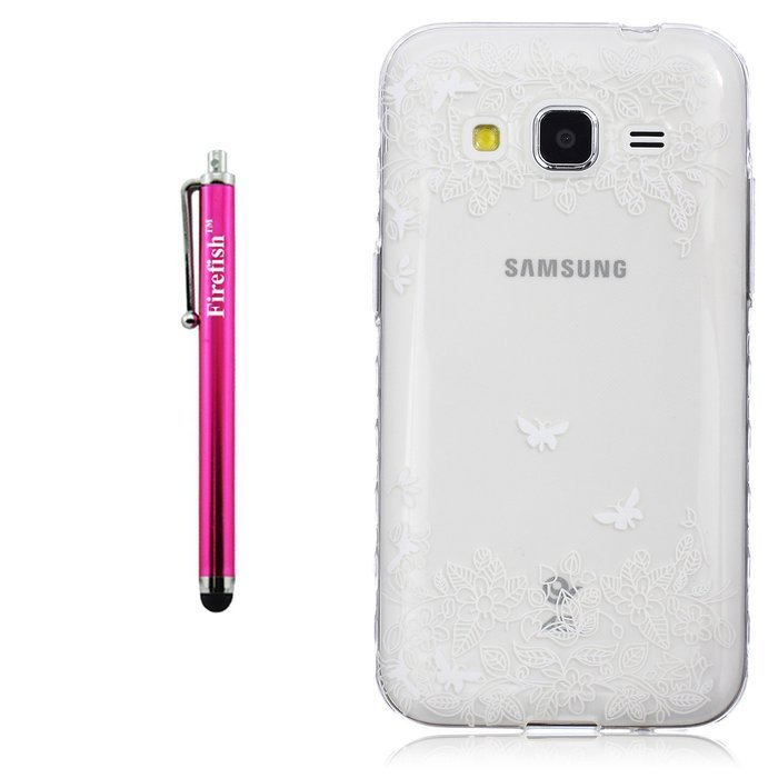 J7 Case, Firefish Colorful Pattern TPU Durable Soft TPU Back [Soft-Flex] [Shock Absorption Technology] Case for... N261