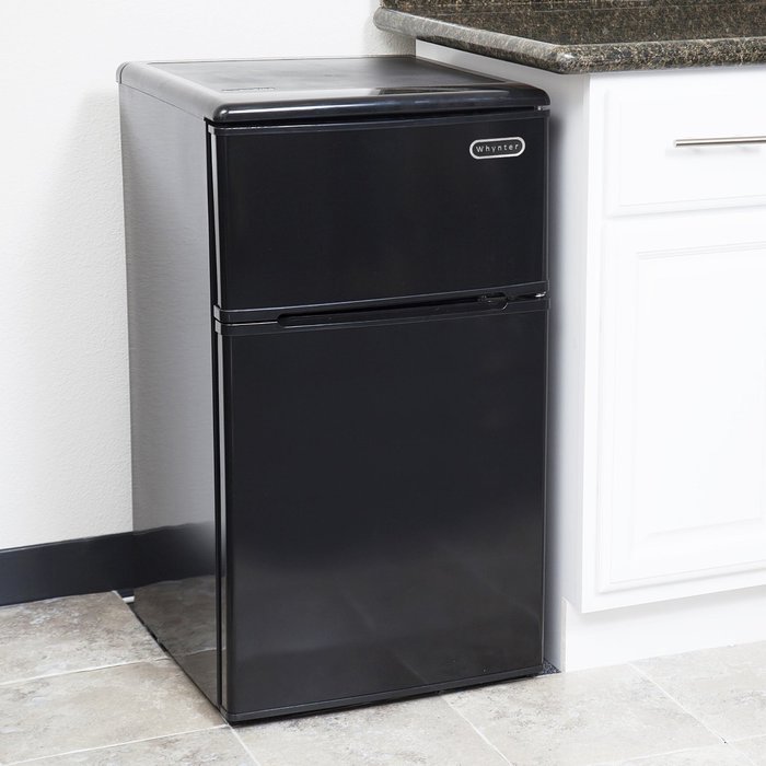 Whynter MRF-310DB Compact Double Door Energy Star Refrigerator/Freezer, 3.1 Cubic Feet N6