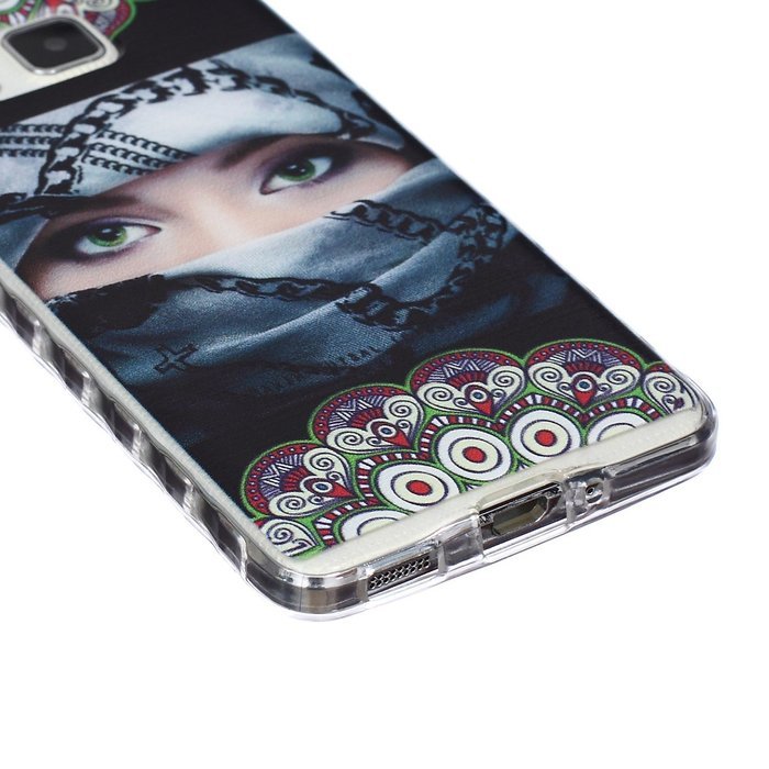 J7 Case, Firefish Colorful Pattern TPU Durable Soft TPU Back [Soft-Flex] [Shock Absorption Technology] Case for... N268