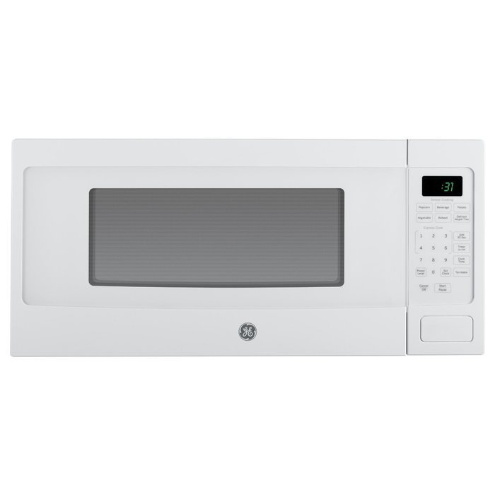 GE PEM31DFWW Profile Series 1.1 Cu. Ft. Countertop Microwave Oven