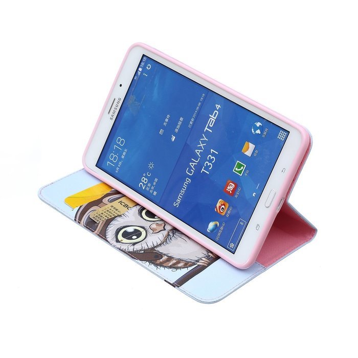 Galaxy Tab 4 10.1 Case, High Quality PU Leather Wallet Case [Card Slots] Damage Resistance and Kickstand Feature... N466