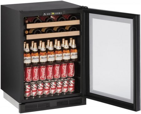 U-Line U1224BEVINT00B 5.4 cu. ft. Capacity 24" 1000 Series Built In Compact Beverage Center in Panel Ready