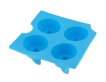 Cool Shark Fin Shape Silicone Ice Tray (Blue) N2