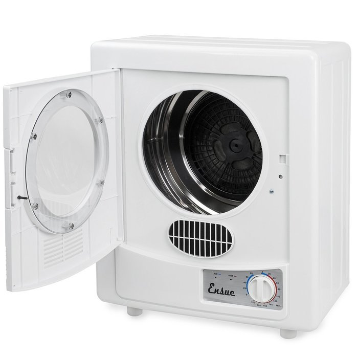 Ensue Portable Electric Tumble Dryer, Compact Stainless Steel