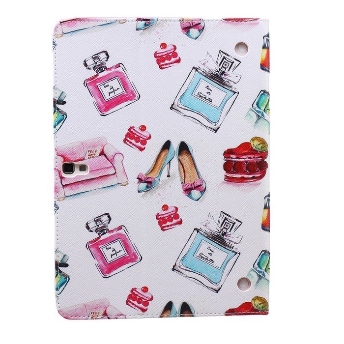 Galaxy Tab 4 10.1 Case, High Quality PU Leather Wallet Case [Card Slots] Damage Resistance and Kickstand Feature... N484