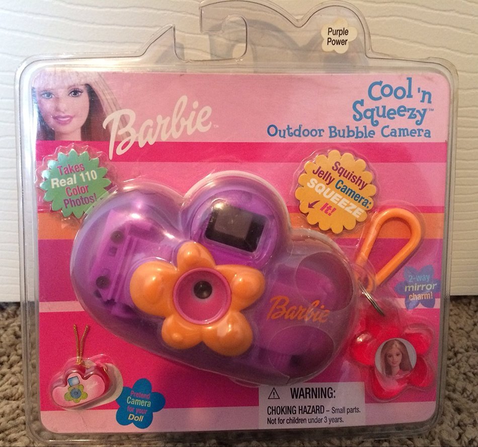 Barbie Cool 'n Squeezy Outdoor Bubble Camera