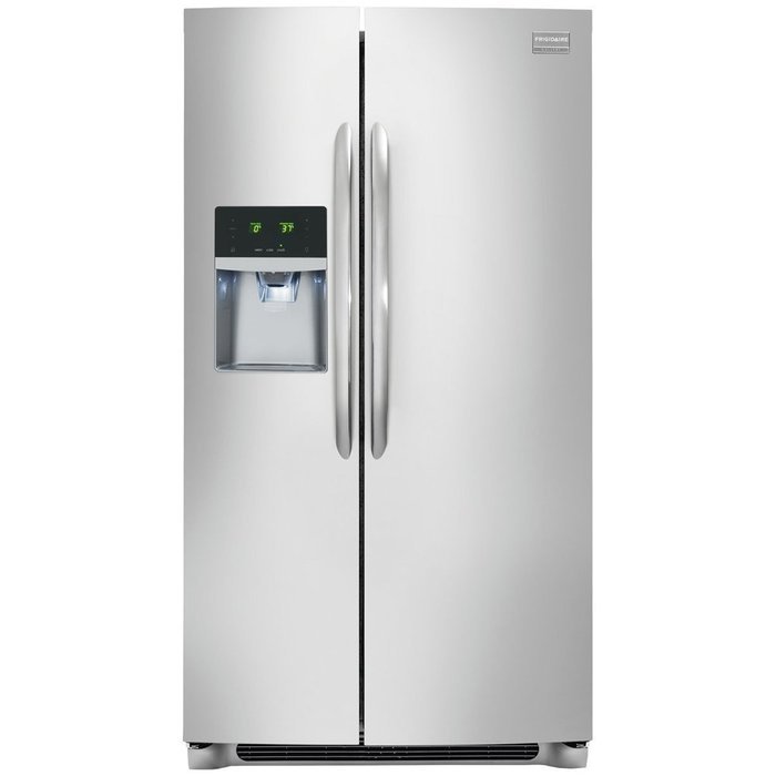 Frigidaire FGHS2631PFGallery 26.0 Cu. Ft. Stainless Steel Side-By-Side Refrigerator - Energy Star