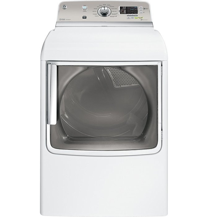 GE GTDS820GDWS 7.8 Cu. Ft. White With Steam Cycle Gas Front Load Dryer N2
