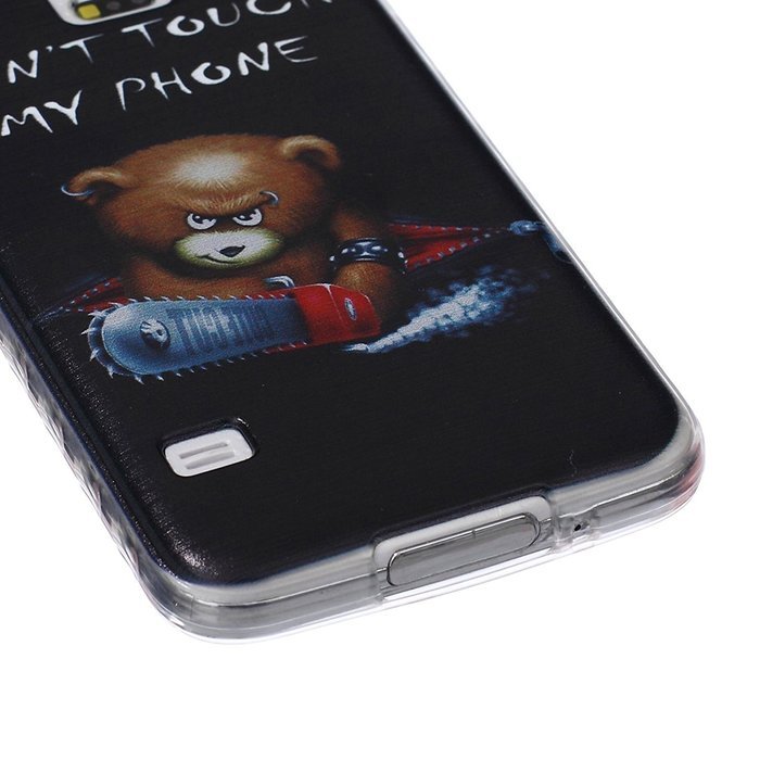 J7 Case, Firefish Colorful Pattern TPU Durable Soft TPU Back [Soft-Flex] [Shock Absorption Technology] Case for... N308