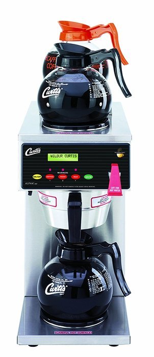 Wilbur Curtis G3 Alpha Decanter Brewer 64 Oz Coffee Brewer, 1 Station, 1 Lower Warmer - Commercial Coffee Brewer