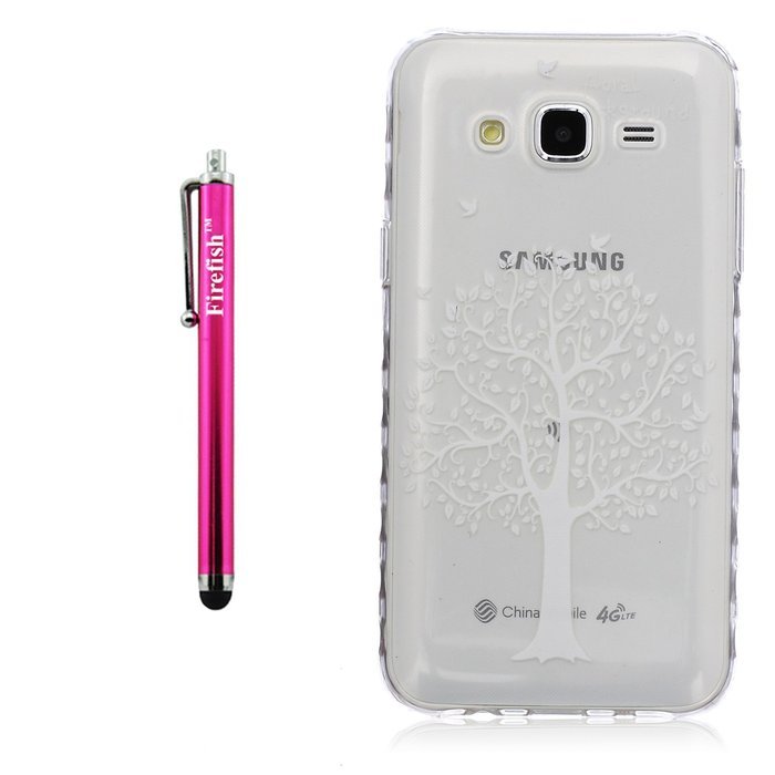 J7 Case, Firefish Colorful Pattern TPU Durable Soft TPU Back [Soft-Flex] [Shock Absorption Technology] Case for... N312