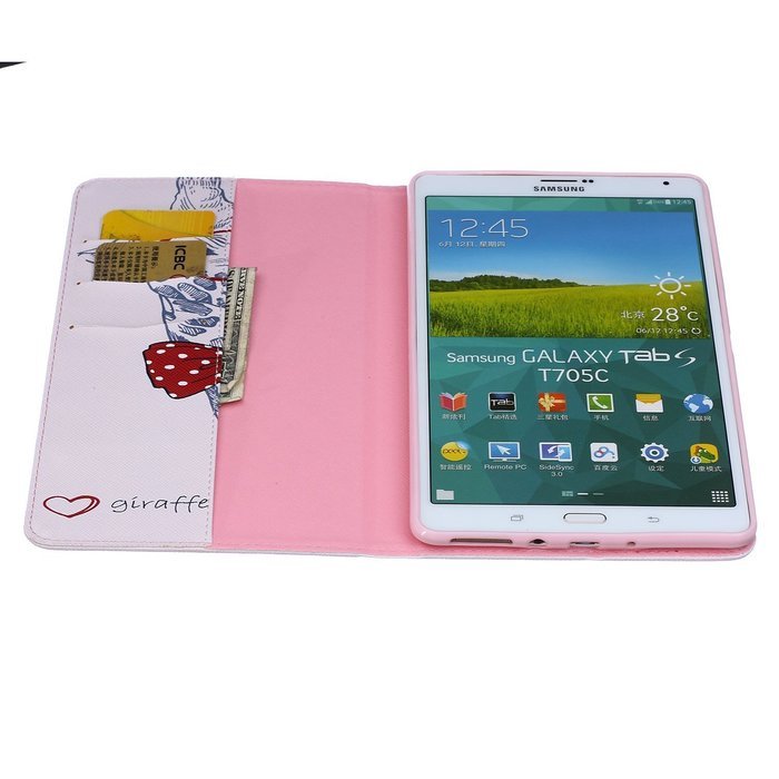 Galaxy Tab 4 10.1 Case, High Quality PU Leather Wallet Case [Card Slots] Damage Resistance and Kickstand Feature... N505