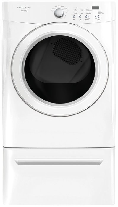 Frigidaire FASG7021NW: Frigidaire Affinity 7.0 Cu. Ft. Gas Dryer featuring Ready Steam N2