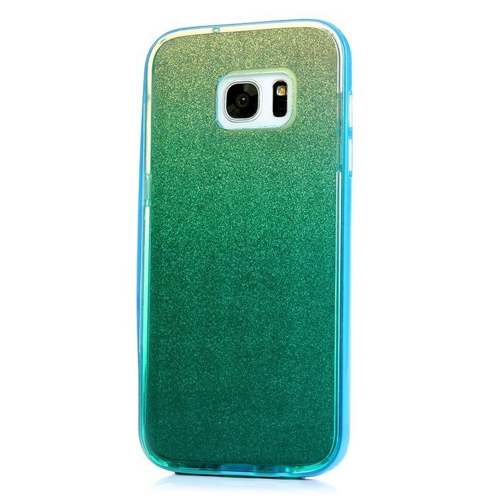Badalink Galaxy S7 Edge Case 3 in 1 Shockproof Drop Protection Soft TPU Protective Inner Bumper + PC Frame with... N37