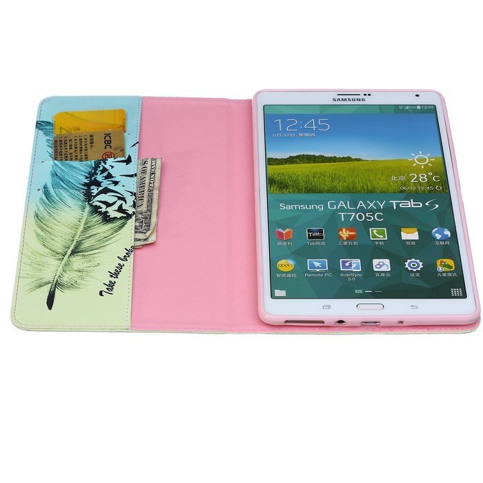Galaxy Tab 4 10.1 Case, High Quality PU Leather Wallet Case [Card Slots] Damage Resistance and Kickstand Feature... N513
