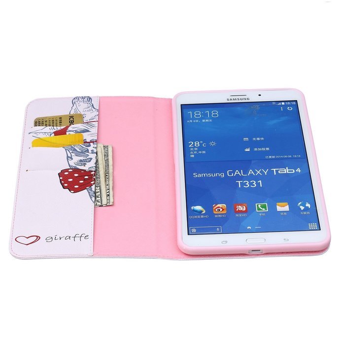 Galaxy Tab 4 10.1 Case, High Quality PU Leather Wallet Case [Card Slots] Damage Resistance and Kickstand Feature... N514