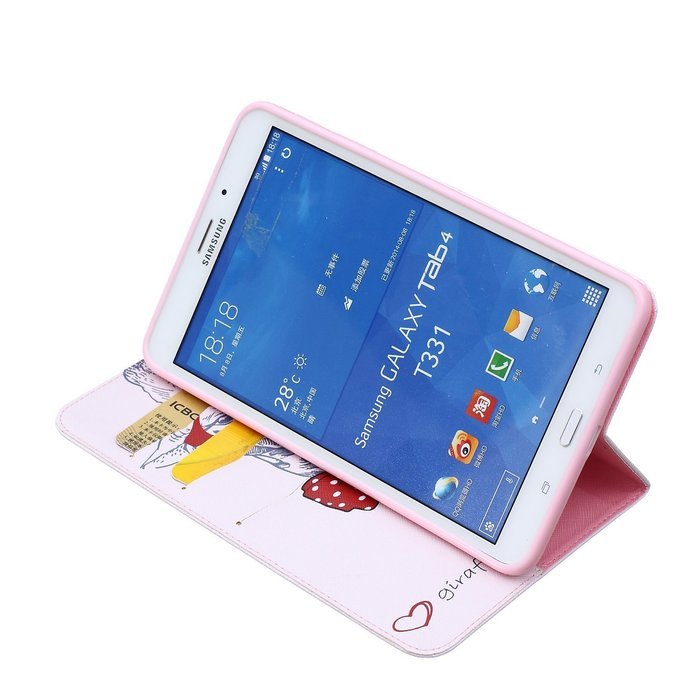 Galaxy Tab 4 10.1 Case, High Quality PU Leather Wallet Case [Card Slots] Damage Resistance and Kickstand Feature... N515