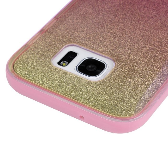Badalink Galaxy S7 Edge Case 3 in 1 Shockproof Drop Protection Soft TPU Protective Inner Bumper + PC Frame with... N45