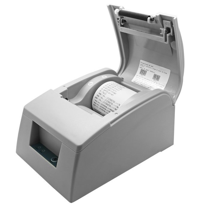 High Speed 58mm Wireless Bluetooth Thermal Receipt Printer VOXLINK POS Printer, Android Compatible White N6