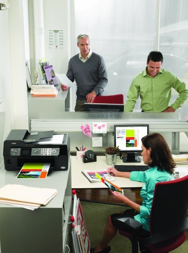 Epson WorkForce 500 All-in-One Printer (Black) (C11CA40201) N5