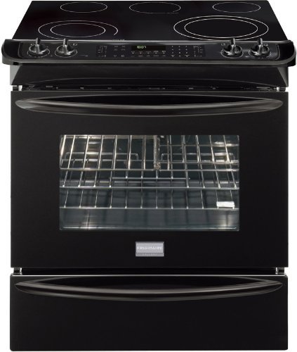 Frigidaire FGES3065KBGallery 30" Black Electric Slide-In Smoothtop Range - Convection