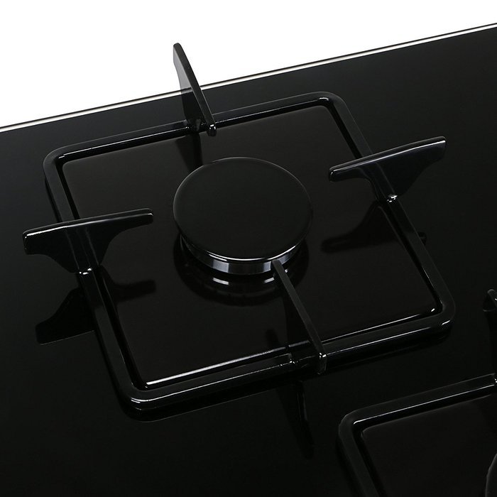 Windmax 28 in BlackTempered Glass 4 Burner Built-In Stove NG Gas Cooktop Cooker N3
