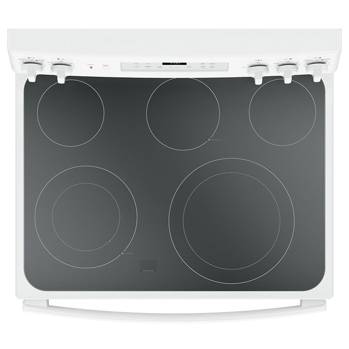 GE JB700DJWW 30" White Electric Smoothtop Range - Convection N3