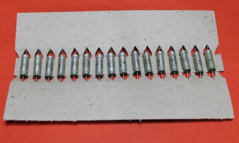 Capacitor PETP K73-16V 400V 0.0022uF 5% USSR 20 pcs