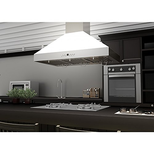 760 CFM Island Range Hood Size: 9.5" H x 36" W x 23.5" D N3