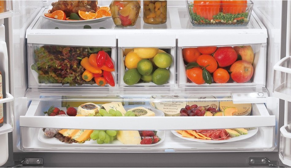 LG LFX28979SB27.5 Cu. Ft. Black French Door Refrigerator - Energy Star N3