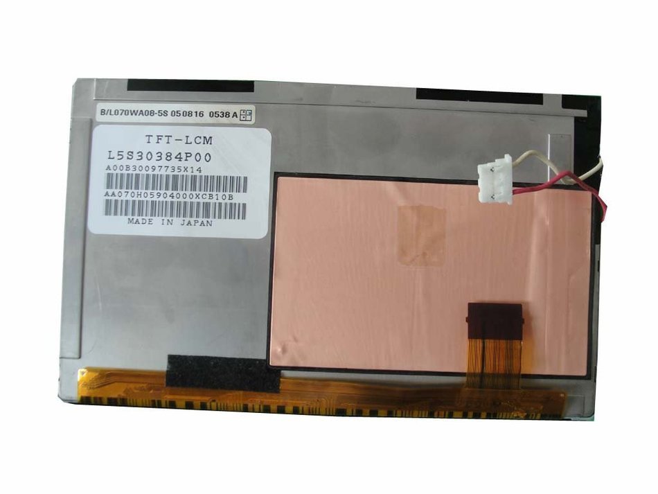 L5S30384P00 original A+ quality 7 inch LCD Screen Display for car GPS Navigtion System